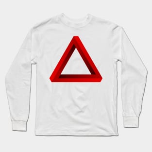 Impossible Penrose Triangle Long Sleeve T-Shirt